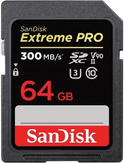 SanDisk 32TO128GB Extreme PRO SDHC UHS-II Memory Card