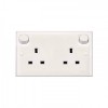 CLIPSAL 2 GANG SWITCH SOCKET 13A~ E25R