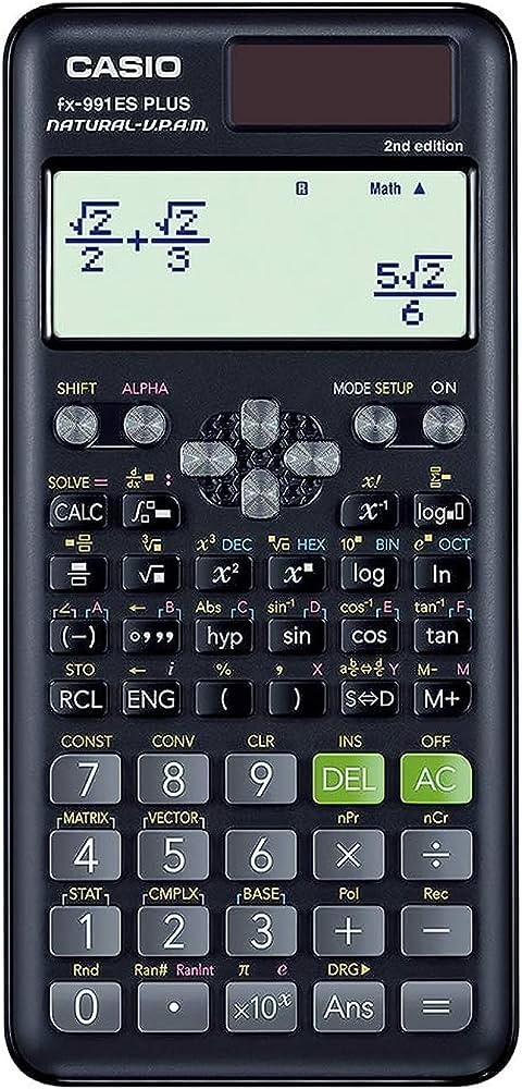 CASIO SCIENTIFIC CALCULATOR FX 991ES PLUS 2ND EDITION