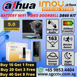 IMOU DAHUA DOORBELL TWO WAY TALK DB60 Door Camera Battery