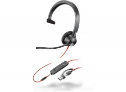 Poly 8X218AA Poly Blackwire 3315 Monaural Microsoft Teams Ce