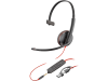 Poly 8X227A6 Poly Blackwire 3215 Monaural USB-C Headset +3.5