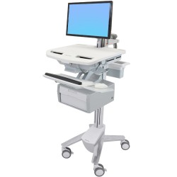 Ergotron SV43-12B0-0 StyleView Cart with LCD Arm, Tall Drawe