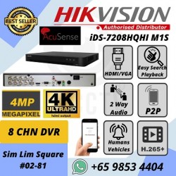 HIKVISION 8CH DVR IDS-7208HQHI-M1/S  | Free Delivery Free Se