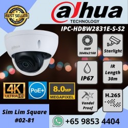 DAHUA IPC-HDBW2831E-S-S2 4K 8MP Dome Camera