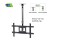 Kaloc-Rotated-Tilted-Ceiling-TV-Mount-For-32"-To-80"