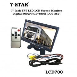 7 STAR 7" LCD MONITOR FOR CAR CAMERA (2 AV INPUT)