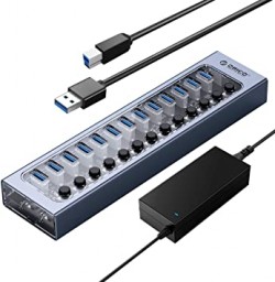 ORICO 13-Port Hub With Individual Switches (AT2U3-13AB)