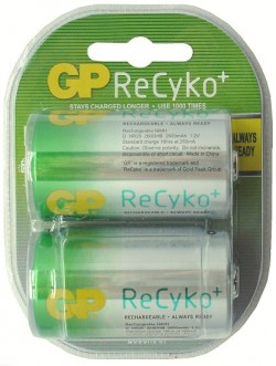 GP D-Size Rechargeble Battery (2pcs/PKT)