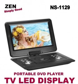 ZEN 13.8 INCH PORTABLE DVD PLAYER WITH DVB-T2 NS-1129/T2