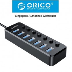 ORICO 7 PORT USB 3.0 HUB WITH INDIVIDUAL SWITCH (TSU3-7A)