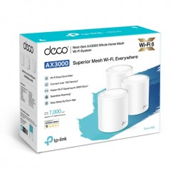 Tp-Link Deco X60 3-pk AX3000 Mesh Wifi 6 System | DECO-X60-3