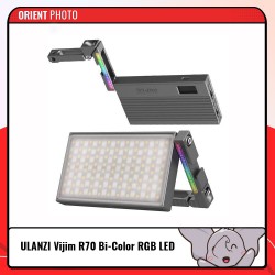 VIJIM R70 2700K-8500K RGB LED Video Light with Adjustable Br