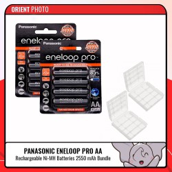 PANASONIC Eneloop Pro AA Rechargeable Ni-MH Batteries 2550 m