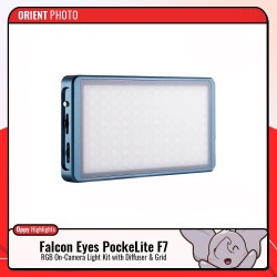 FalconEyes PockeLite F7 RGB LED Light Premium Kit FE Falcon 