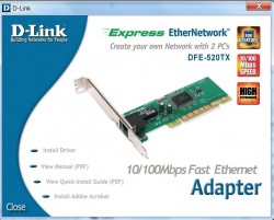 D-Link 10/100Mbps Pci Network Adapter DFE-520TX