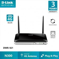 D-Link 4G Lte Wireless N300 Router DWR-921