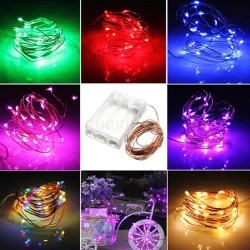 10M COPPER WIRE ( BATTERY PACK ) FAIRY LIGHT RGB