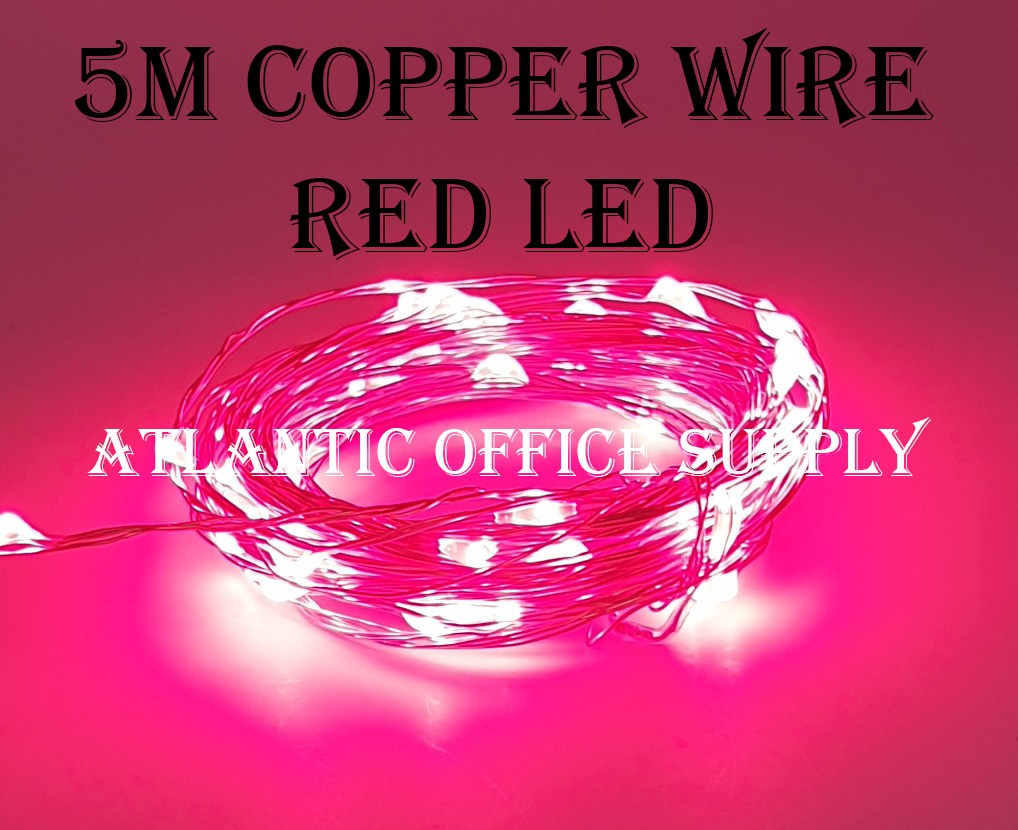 red led light battery powered