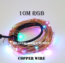 USB LED 10M FAIRY LIGHT COPPER WIRE RGB LED