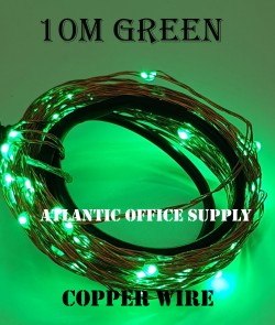 USB LED 10M FAIRY LIGHT COPPER WIRE GREEN LED