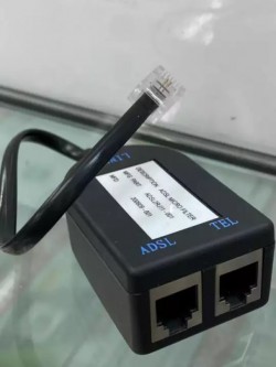 ADSL FILTER WITH 2 PORT METAL GROUNDING