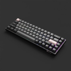 AKKO Keyboard RGB Hotswap 3mode-3068BBlack&PinkCSJellypink