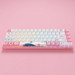 AKKO Keyboard RGB Hotswap 3mode - 3068B World JellyBlue