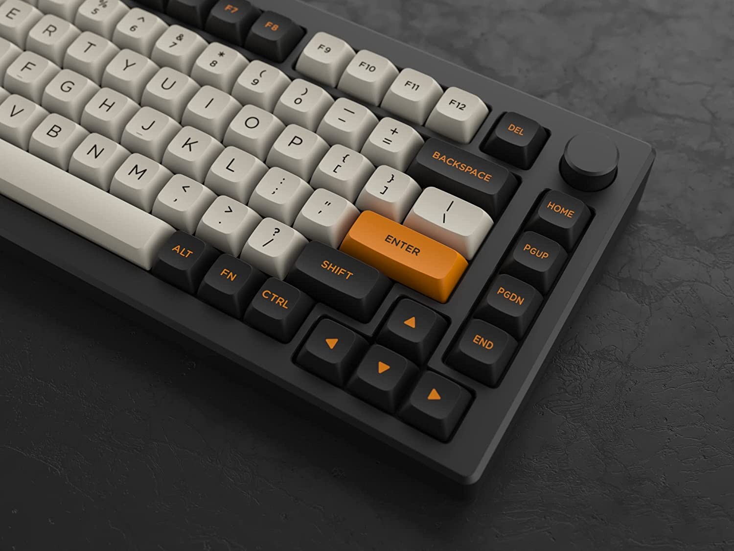 AKKO Keycap - ASA Low Profile - Carbon Retro