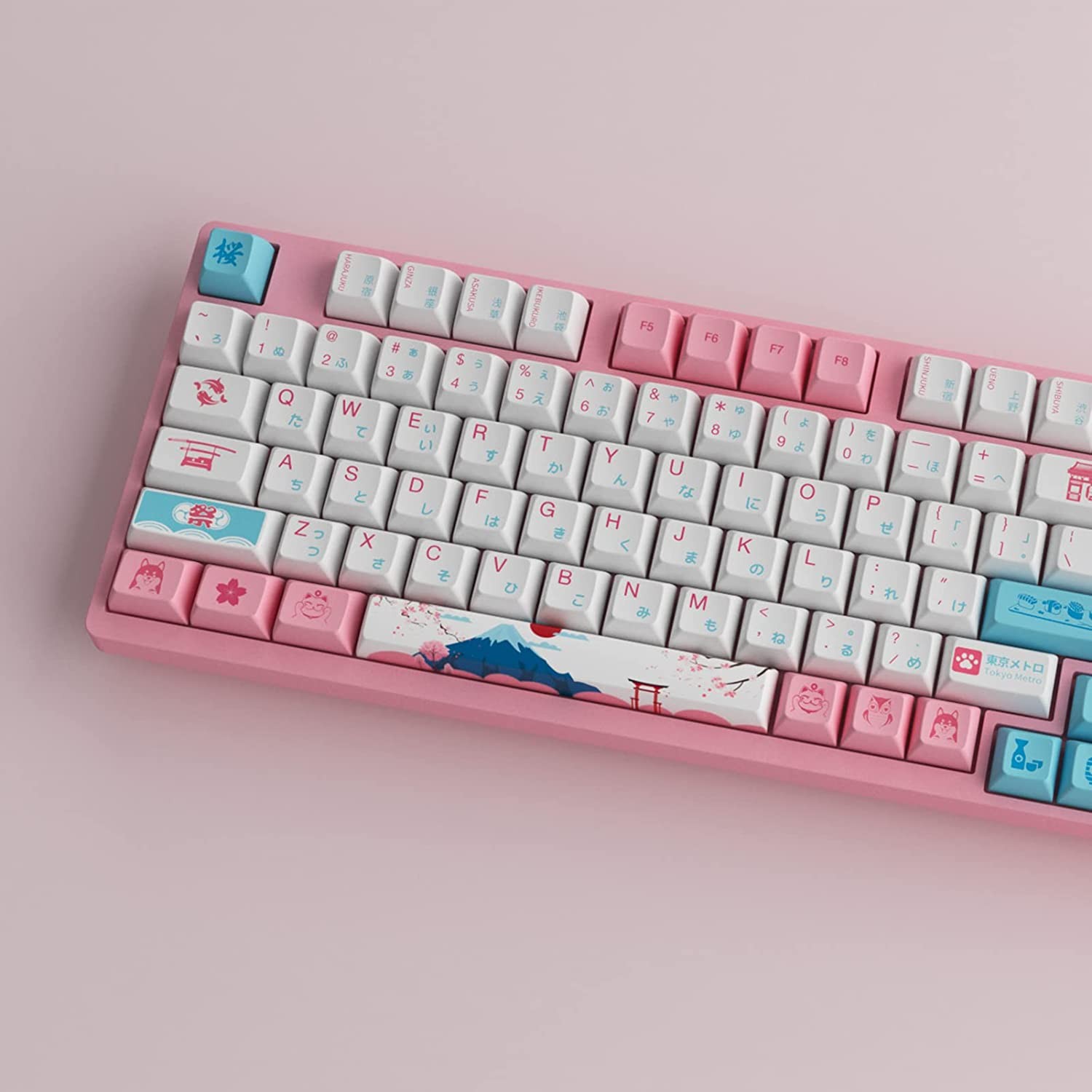 akko world tour tokyo keycaps