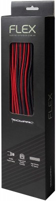 Tecware Flex PSU Extension Set - Black/Red