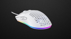 Tecware EXO L+ Wired 12K DPI RGB Gaming Mouse White