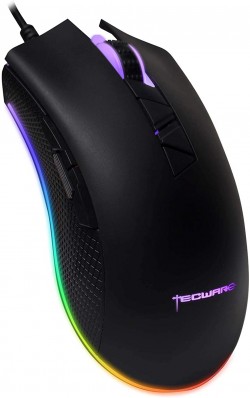 Tecware Torque PLUS RGB Gaming Mouse, 6200DPI Sensor(Black)