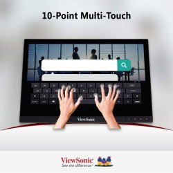 ViewSonic Touch Monitor TD1630-3 39.62 cm (16") FHD (1080)