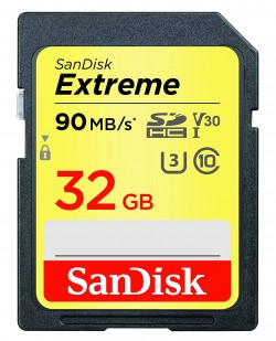SanDisk 32TO256GB Extreme SDHC