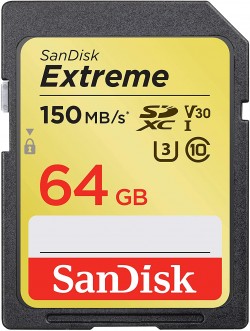 SanDisk 32TO256GB Extreme SDHC
