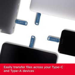 SanDisk 64TO256GB Ultra Dual Drive Go USB Type-C FlashDrive