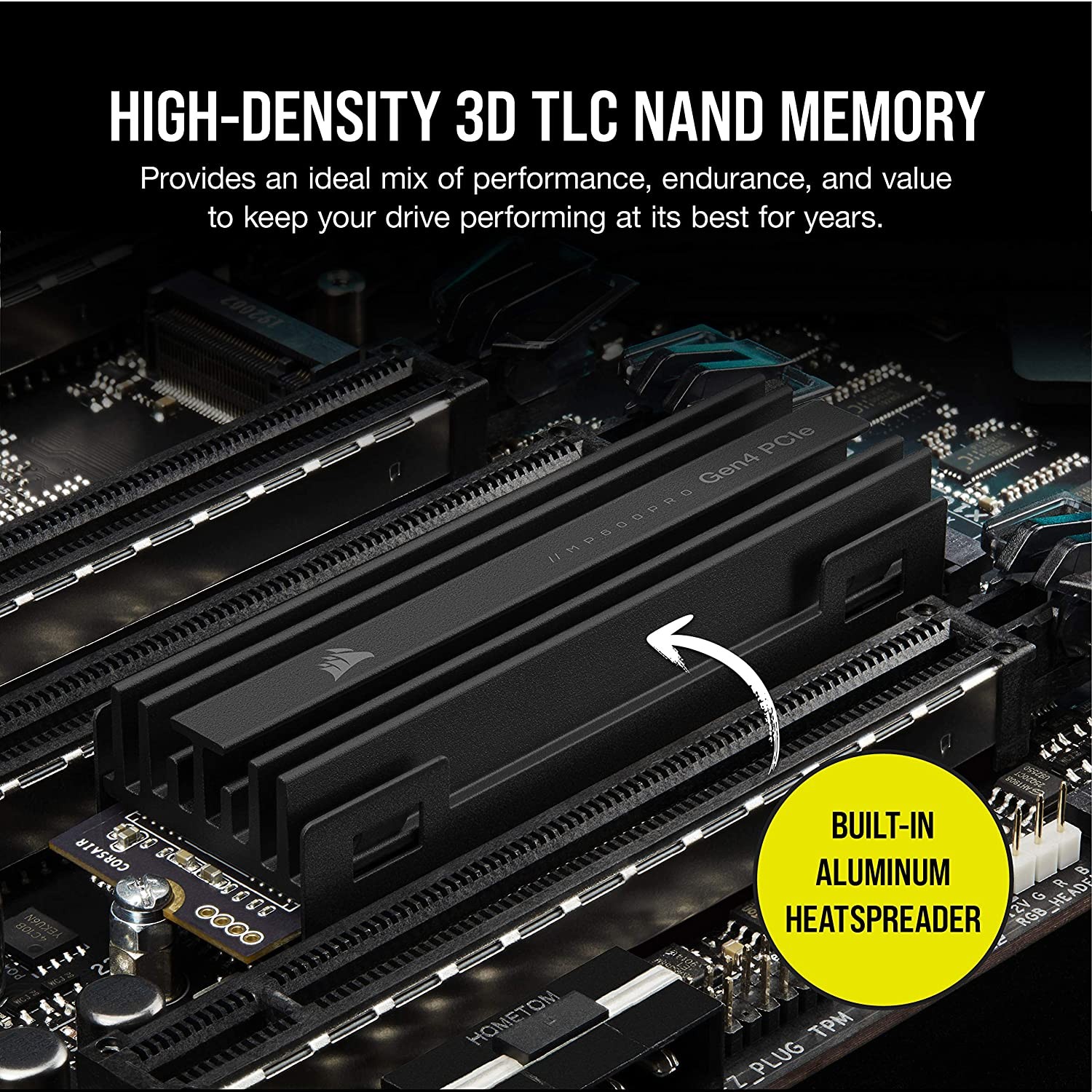 Corsair MP600 PRO M.2 NVMe PCIe Gen4x4 SSD - 1TB