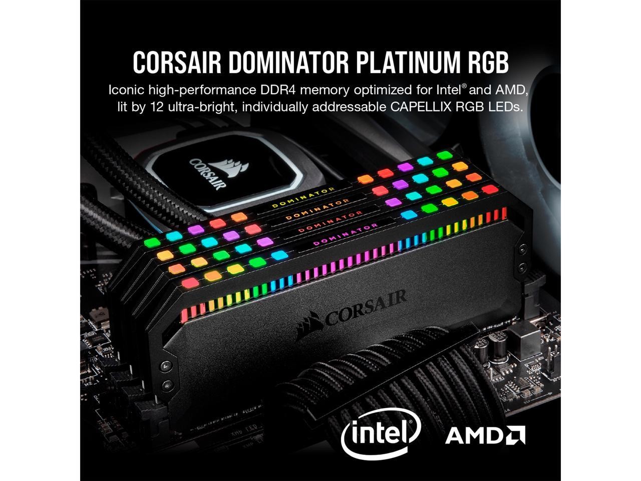 CORSAIR DOMINATOR PLATINUM RGB DDR5 32GB(2x16GB) DDR5 6200M