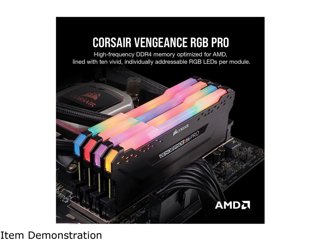 Corsair Vengeance RGB Pro 32GB (2 x 16GB) DDR4 DRAM 3600MHz