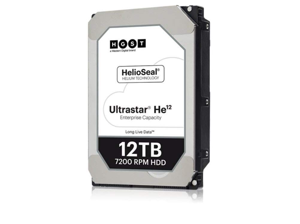 美品通電時間2000h以下] 大容量HDD HGST 12TB 3.5インチ 【公式