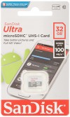 SanDisk Ultra microSDHC, 32TO128GB, C10, UHS-1, 100MB/sR 7Y