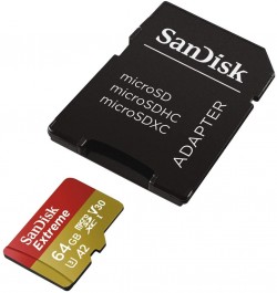 SanDisk Extreme MicroSD 64GB&128GB, V30, U3, C10, A2,UHS-1,