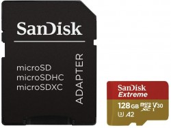 SanDisk Extreme MicroSD 64GB&128GB, V30, U3, C10, A2,UHS-1,