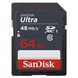 SanDisk Ultra SDHC, SDUNR 32GBTO256GB, C10, UHS-I, 100MB/s