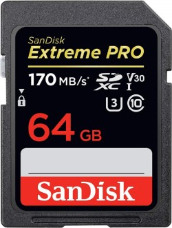 SanDisk Extreme Pro SDHC, 32GBTO512GB, U3, C10, V30, UHS-I,