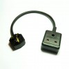 13A PLUG TO 15A SOCKET HEAVY DUTY CABLE ADAPTOR