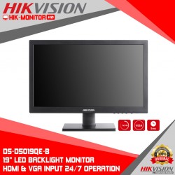 HIKVISION 19" HD LED MONITOR  DS-D5019QE-B