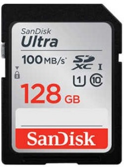SanDisk Ultra SDXC UHS-I Card 128GB