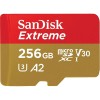 SANDISK 256GB EXTREME CLASS 10 V30 A2 UP TO 190MB/S MICRO SD